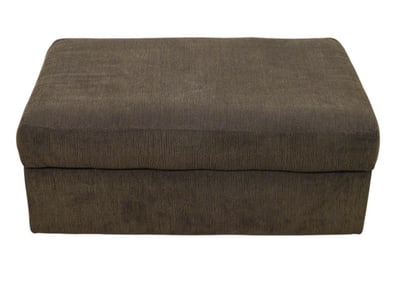 Velour Upholstered Ottoman w Storage