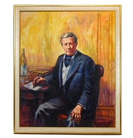Umberto Romano Oil Painting Portrait Businessman