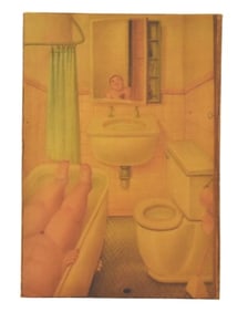 Fernando Botero Vintage Enhanced Print on Canvas
