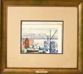 George Stimmel Signed Watercolor Painting