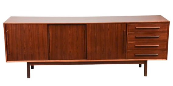 Mid Century Danish Teak Credenza
