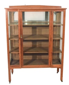 Arts & Crafts China Glass Cabinet