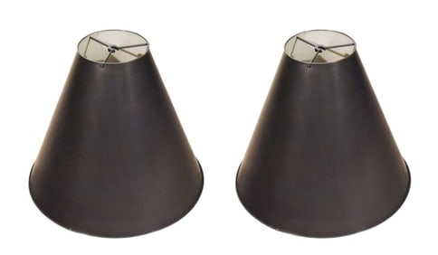 Pair Visual Comfort #TOB5090 Black Tole Shade