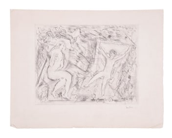 John Marin Signed Collotype Movement Fantasy