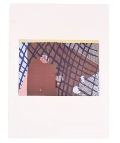 Uta Zaumseil Signed and Dated Woodcut on Paper
