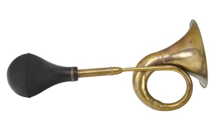Antique Brass Car Rubber Bulb Horn