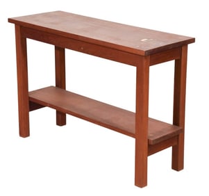 Authentic Craftsman Pegged Console Table
