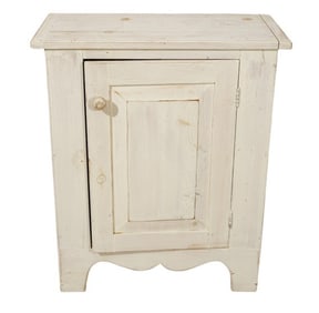 Farm Style Distressed Painted Cabinet