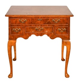 Queen Anne Style Lowboy Brass Hardware