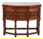 Jacobean Style Kittinger Carved Console Table