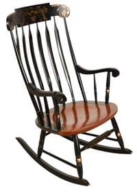 Vintage Hitchcock Windsor Rocking Chair