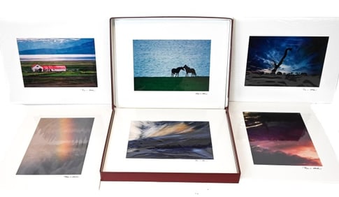 Marc Abrahms 16 Signed Color Photos in Boxed Set