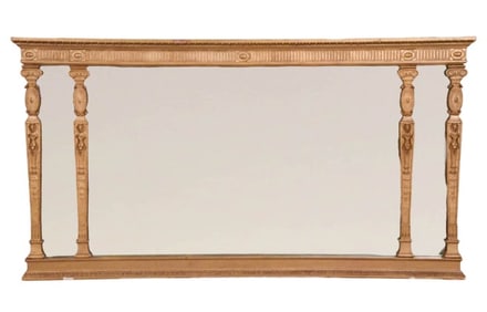 Antique Empire Neo Classical Mantel Mirror