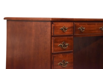 Traditional Chippendale Leather Top Desk