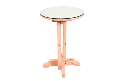 Farm House Custom Built Side Table w/ Mirror Top