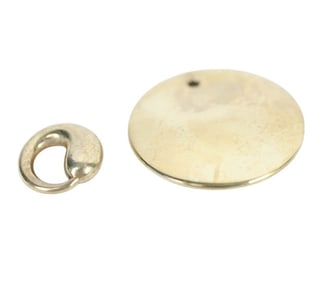 2 Tiffany & Co. Sterling Elsa Peratti Pendants