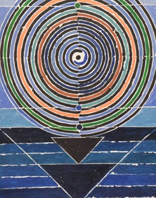 Sayed Haider Raza Acrylic Painting on Canvas