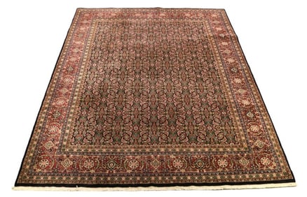 Persian Herati Hand Knotted Large Area Carpet