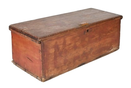 Antique Hand Made Tool Box Tongue & Groove