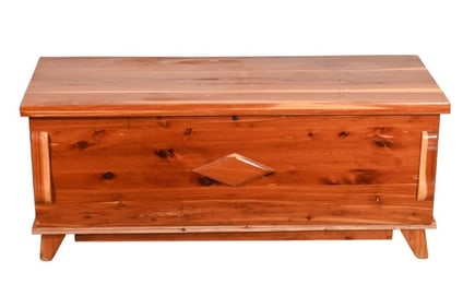 Cedar Lined Farm House Style Blanket Chest