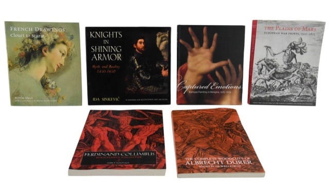 6 20th C Coffee Table Art Books on 17th C Art: 6 20th C Coffee Table Art Books on 17th C Art. Larger measures 12 inches x 10 inches.