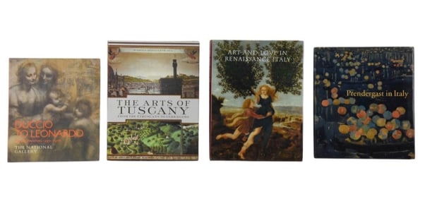 4 20th C Coffee Table Books on Art in Italy