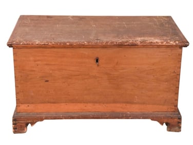 Antique Primitive Blanket Box Trunk