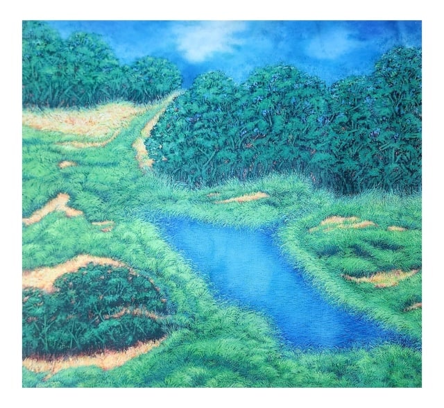 Paramjit Singh Untitled Oil on Canvas: Paramjit Singh Untitled Oil on Canvas.Any condition statement is given as a courtesy to a client, is only an opinion and should not be treated as a statement of fact.. All sales are final. SOLD AS IS.