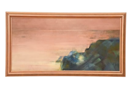 Sally Marshall Motomura Signed Abstract Painting