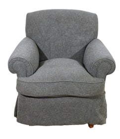 Mid Century Ethan Allen Upholstered Lounge Chair