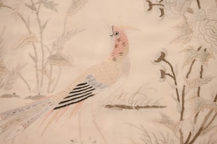 Antique Chinese Kesi Kosu Embroidery Panel