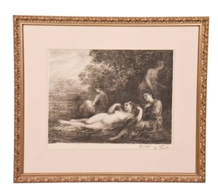 Henri Fantin Latour Antique Lithograph C 1898
