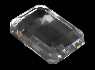 Tiffany & Co Crystal Bezel Cut Paperweight