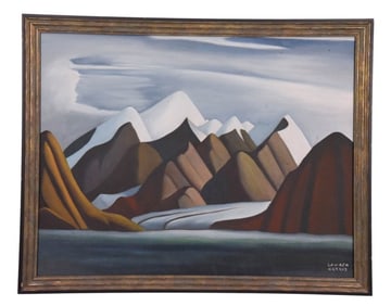 Lawren Harris Oil Painting Mountain Landscape