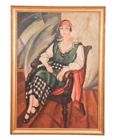 Valentina Khodasevich Oil Painting Portrait Woman