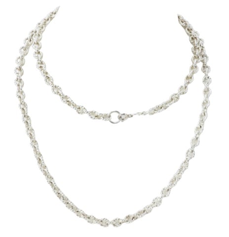 925 Sterling Silver Rolo Chain Necklace (1 of 8)