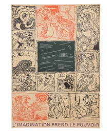 Pierre Alechinsky '68 L'Imagination Gallery Poster