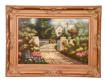 Peter Casagrande Signed Estate Oil Painting w COA