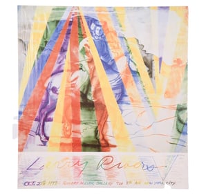 Larry Rivers 1977 Robert Miller Gallery Poster