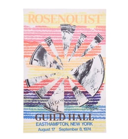 James Rosenquist Signed 1974 Gallery Poster