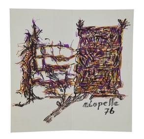 Riopelle '76 Galerie Maeght Paris Gallery Brochure