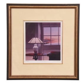 Edward Gordon Signed Giclee Winter Evening