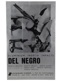 Del Negro Inertia Impacts 1966 Gallery Poster