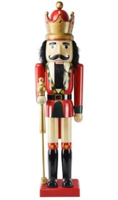 43 Inch Carved & Painted Nutcracker Statue
