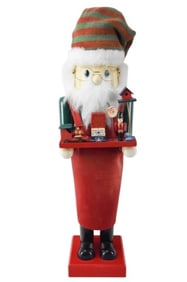 31 Inch Carved & Painted Nutcracker Statue