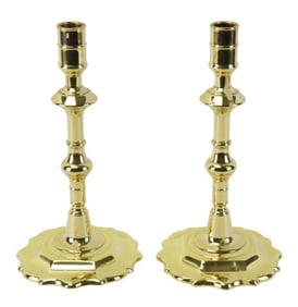 Smithsonian Institution Baldwin Brass Candlesticks