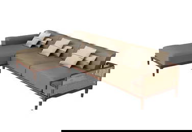 Hermes Sofa Sellier 2 Seater with Lounge Chair