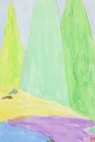 Walesse Ting Watercolor Painting Landscape