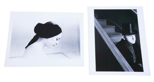2 Ralph Gibson B&W Photographs Portraits c 1970