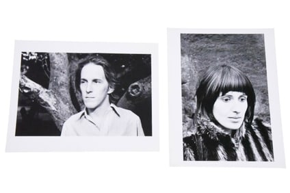 2 Ralph Gibson B&W Photographs Portraits c 1970